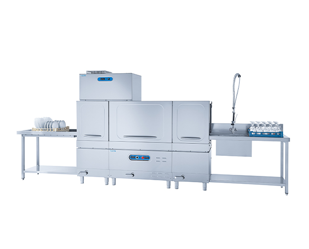 Lavastoviglie e arredi con struttura completa in acciaio inox